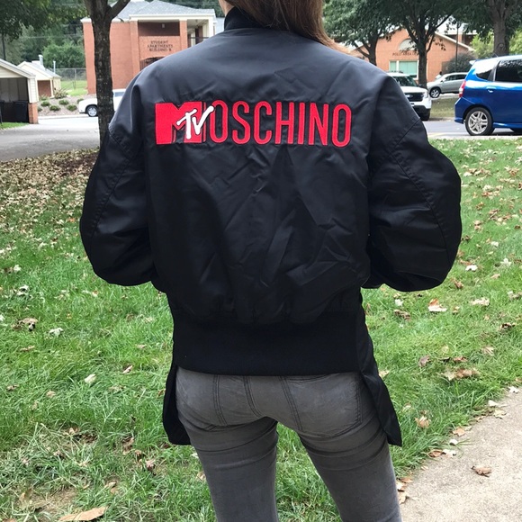 moschino h&m bomber jacket